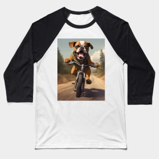 boxer and bike Baseball T-Shirt